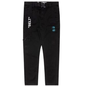 Off-White Slim Low Crotch Chino Pant 'Black'